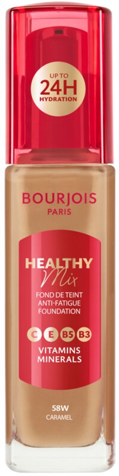 Bourjois Healthy Mix Anti-Fatigue Foundation 58W Caramel - 30 ml