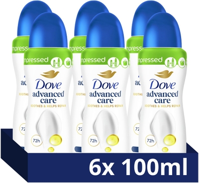 Dove Advanced Care Anti-Transpirant Deodorant Spray - Original - verbeterde formule met Pro-Ceramide technologie - 6 x 100 ml