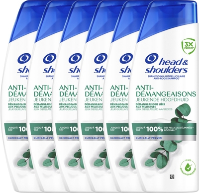 Head & Shoulders Jeukende Hoofdhuid Anti-roos Shampoo - 6 x 250ml