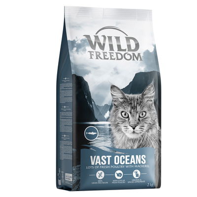 Wild Freedom Adult "Vast Oceans" met makreel - graanvrije receptuur - Nieuw Recept: 2 kg - kattenbrokken