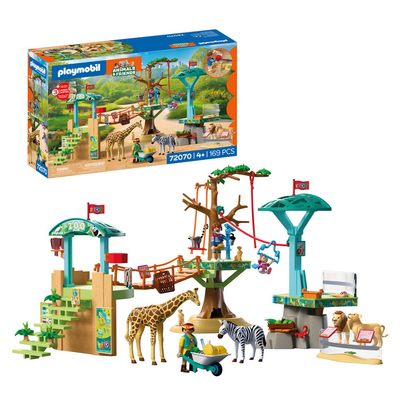 PLAYMOBIL Animals & Friends dierentuin: wildernis klimpark 72070