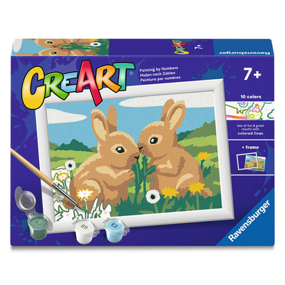 Ravensburger – CreArt: Bunny Friends – Schilderen op Nummer