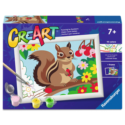 Ravensburger – CreArt: Chipmunk – Schilderen op Nummer