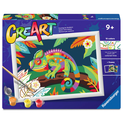 Ravensburger – CreArt: Kameleon – Schilderen op Nummer