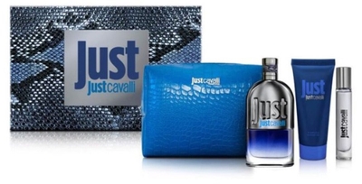 Roberto Cavalli Just Cavalli for Him Geschenkset - Eau de Toilette 90 + Shower gel 100 + Minispray 15 ml