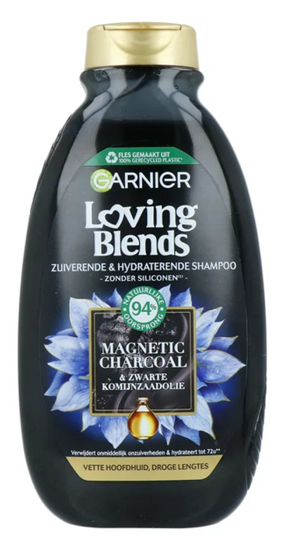 Garnier Loving Blends Magnetic Charcoal Shampoo 300 ml