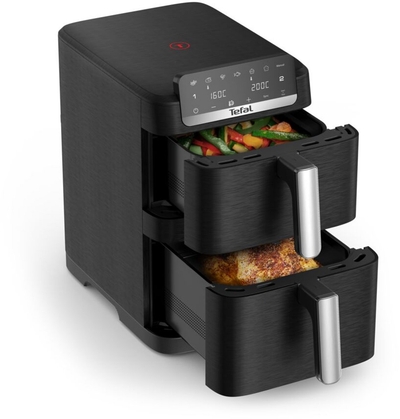 Tefal Easy Fry Crispy Stack EY7528 - Heteluchtfriteuse - 10L - Dubbele Airfryer - Compact
