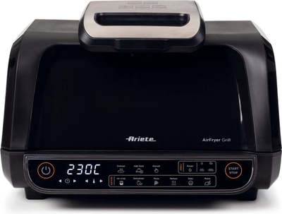 Ariete 4635/00 - Airfryer XXL - 2-in-1 Grill & Hetelucht Friteuse - 8 liter - Zwart