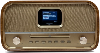Soundmaster DAB970BRGOLD - Stereo DAB+ radio, CD speler, bluetooth, en USB