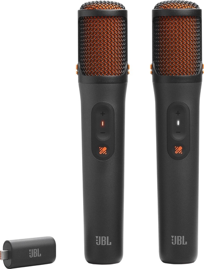 JBL EasySing Mics – Draadloze Microfoons - Geschikt voor USB-C - Karaoke Set - JBL Partybox