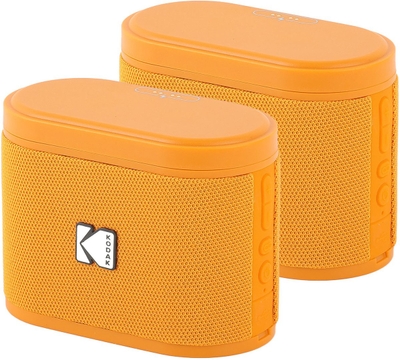 Kodak SoundBrix Bluetooth Speaker – Draadloze Muziek Box –5W RMS - 2pcs – Oranje