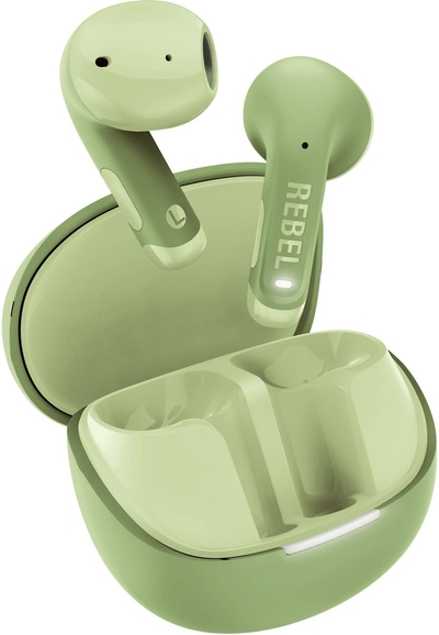 Fresh 'n Rebel Twins Core 2 - Draadloze oordopjes - Bluetooth oortjes met 40 uur speeltijd - Met Microfoon en App - Wild Green