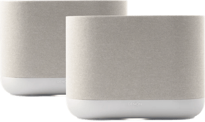 Denon Home 400 Zilver Duo Pack