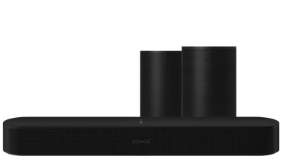 Sonos Beam Gen2 Zwart + Era 100 SL Duopack Zwart