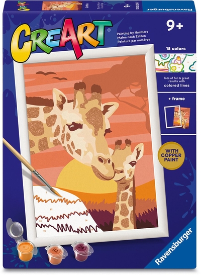 Ravensburger – CreArt: Giraffen – Schilderen op Nummer