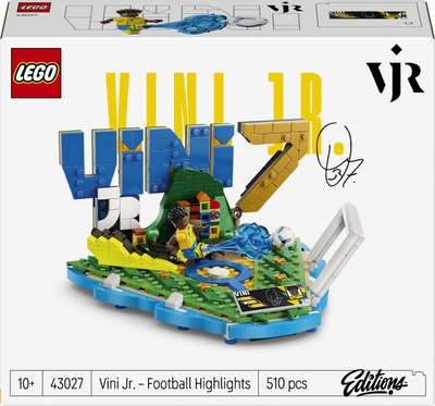 LEGO Editions - Vini Jr. – Voetbalhoogtepunten Voetbal Bouwpakket voor Kinderen - 43027