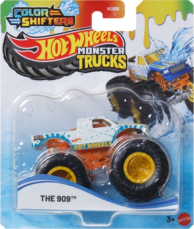 Hot Wheels Color Shifters Monster Trucks THE 909 Vehicle, Monstertruck, 3 jaar, Metaal, Meerkleurig