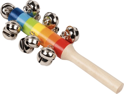 Bell-stick with 13 bells