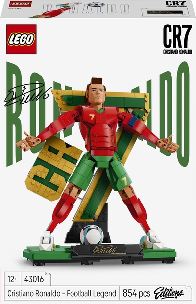 LEGO Editions Cristiano Ronaldo - Voetballegende CR 7 Bouwpakket voor Kinderen - 43016