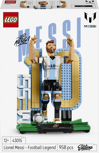 LEGO Editions Lionel Messi – Voetballegende Voetbal Speelgoed voor Kinderen - 43015