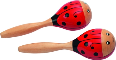 Pair of maracas ladybird