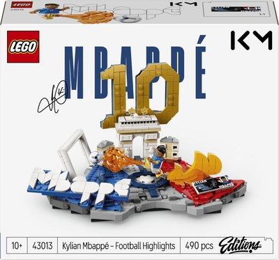 LEGO Editions Kylian Mbappé – Voetbalhoogtepunten Voetbal Speelgoed voor Kinderen - 43013
