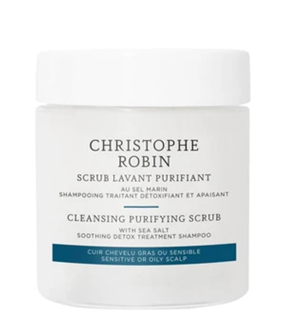 Christophe Robin Cleansing Purifying Scrub with Sea Salt Shampoo 75 ml