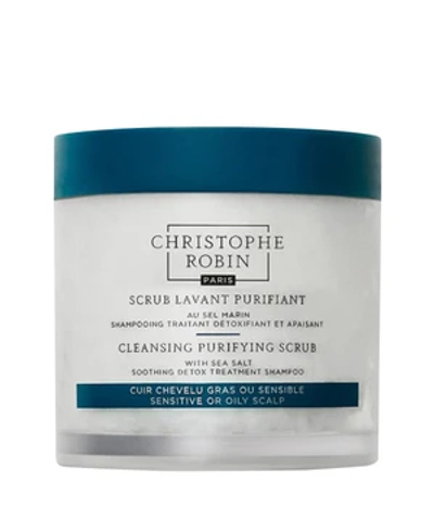 Christophe Robin Cleansing Purifying Scrub with Sea Salt Shampoo 250 ml