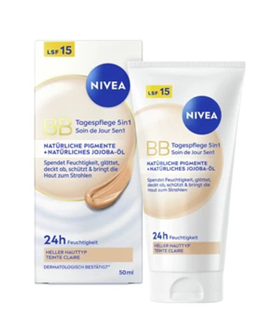 NIVEA 5-in-1 bb Voor de lichte huid SPF 15 BB Cream 50 ml