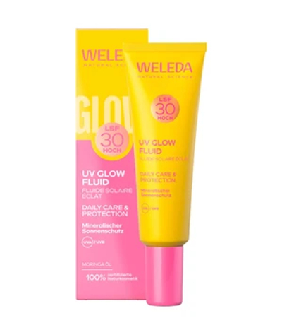 Weleda UV Fluid Glowy LSF 30 Zonnecrème 30 ml