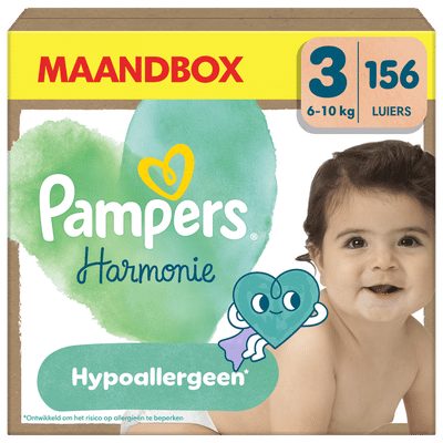 Pampers Harmonie  luiers maat 3 - 156 stuks