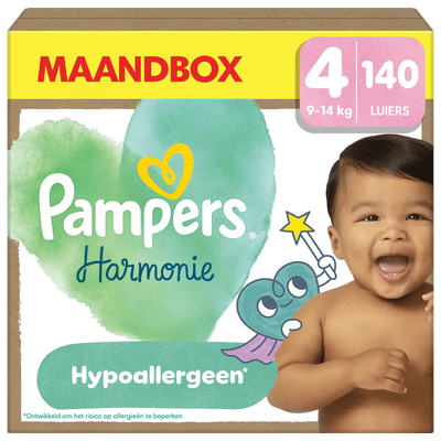 Pampers Harmonie  luiers maat 4 - 140 stuks