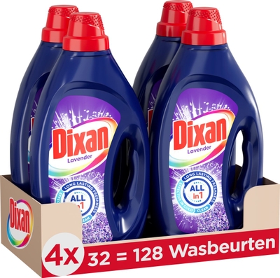 Dixan Vloeibaar wasmiddel gekleurde was - 128 wasbeurten
