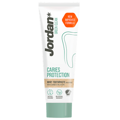 1+1 gratis | Jordan Green Clean Tandpasta Cavity Protection - 75ml