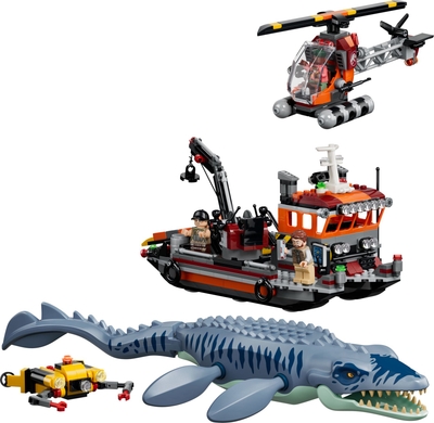 LEGO Mosasaurus bootaanval