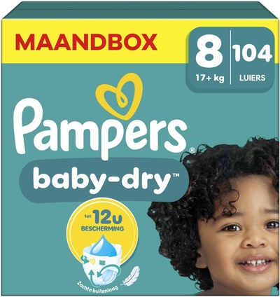 Pampers Baby Dry  luiers maat 8 - 114 stuks