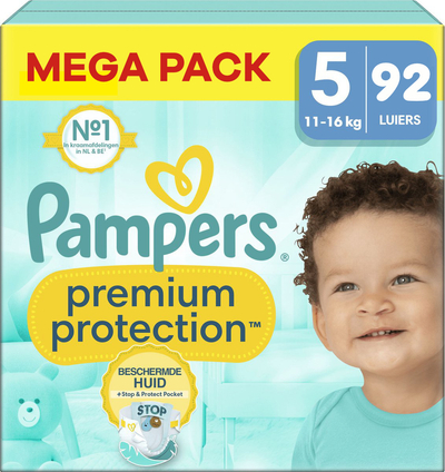 Pampers Premium Protection  luiers maat 5 - 92 stuks