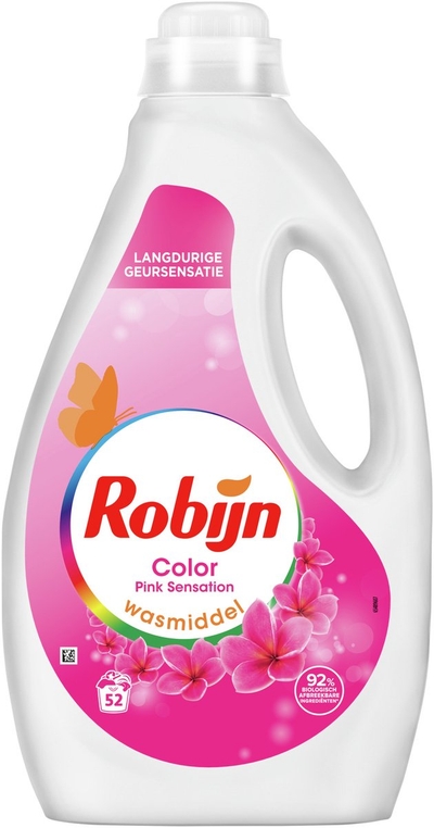 Robijn Pink Sensation Vloeibaar wasmiddel  - 52 wasbeurten