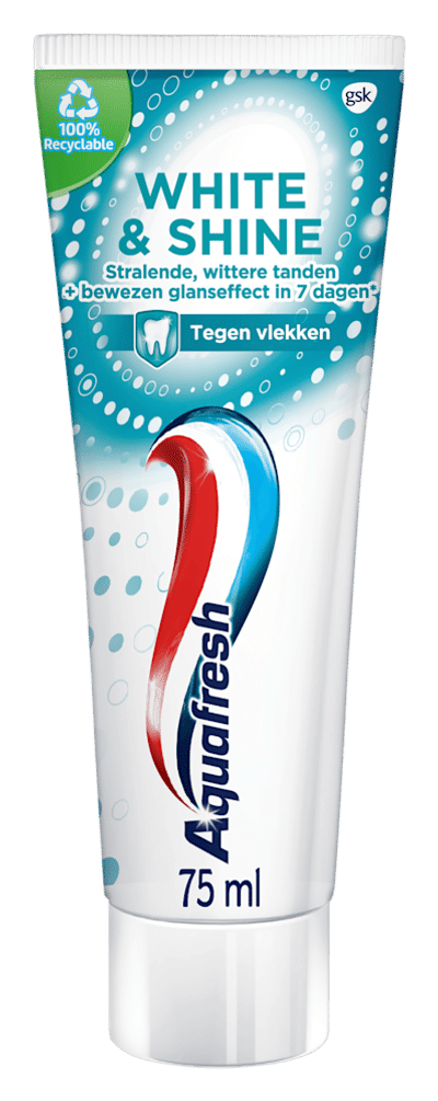 Aquafresh Tandpasta white en shine 75 ml