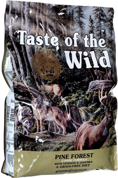 Taste of the Wild Pine Forest – Droogvoer voor honden – Hert & Lam – Graanvrij – 5,6 kg hondenbrokken