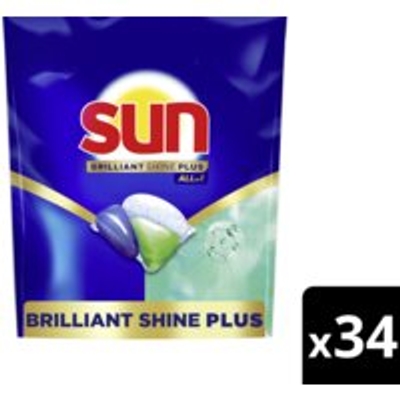 Sun All in 1  vaatwastabletten  - 34 wasbeurten