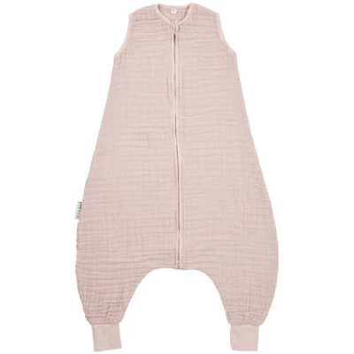 Meyco hydrofiele baby zomer slaapoverall jumper soft pink Babyslaapzak Beige 92