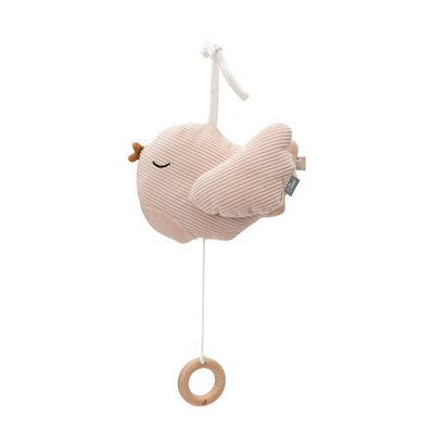 Jollein muziekhanger Lovely Birds beige Muziekmobiel