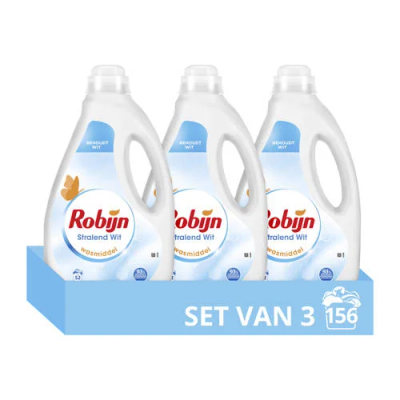 Robijn Stralend Wit Vloeibaar wasmiddel witte was - 180 wasbeurten
