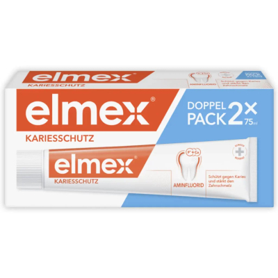 Elmex Tandpasta Duopak 2x 75ml Bescherming tegen gaatjes