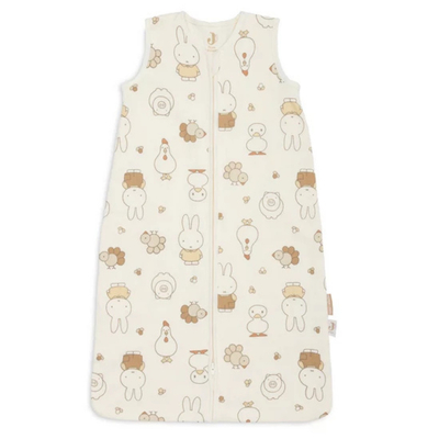 Jollein Slaapzak Baby Mouwloos 90cm - Jersey - Miffy Family Farm