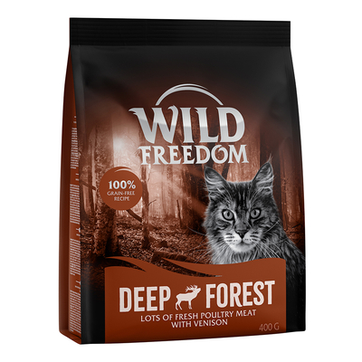 Wild Freedom Adult "Deep Forest" met hert - graanvrije receptuur - Nieuw Receptuur: 400 g - kattenbrokken