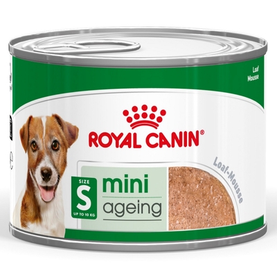 Dubbelpak: 24 x 195 g Royal Canin Mini Ageing Mousse Honden natvoer - natvoer honden