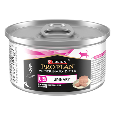 PURINA PRO PLAN Veterinary Diets Feline  UR ST/OX - Urinary Mousse - Sparpaket: 48 x 195 g - natvoer katten