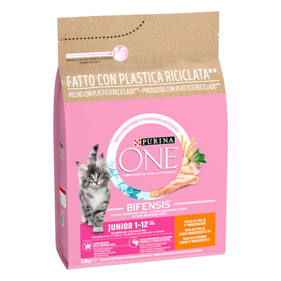 Purina ONE Junior met Kip - 2.8 kg - kattenbrokken